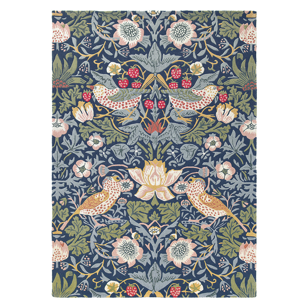 Morris & Co Strawberry Thief Indigo 027708
