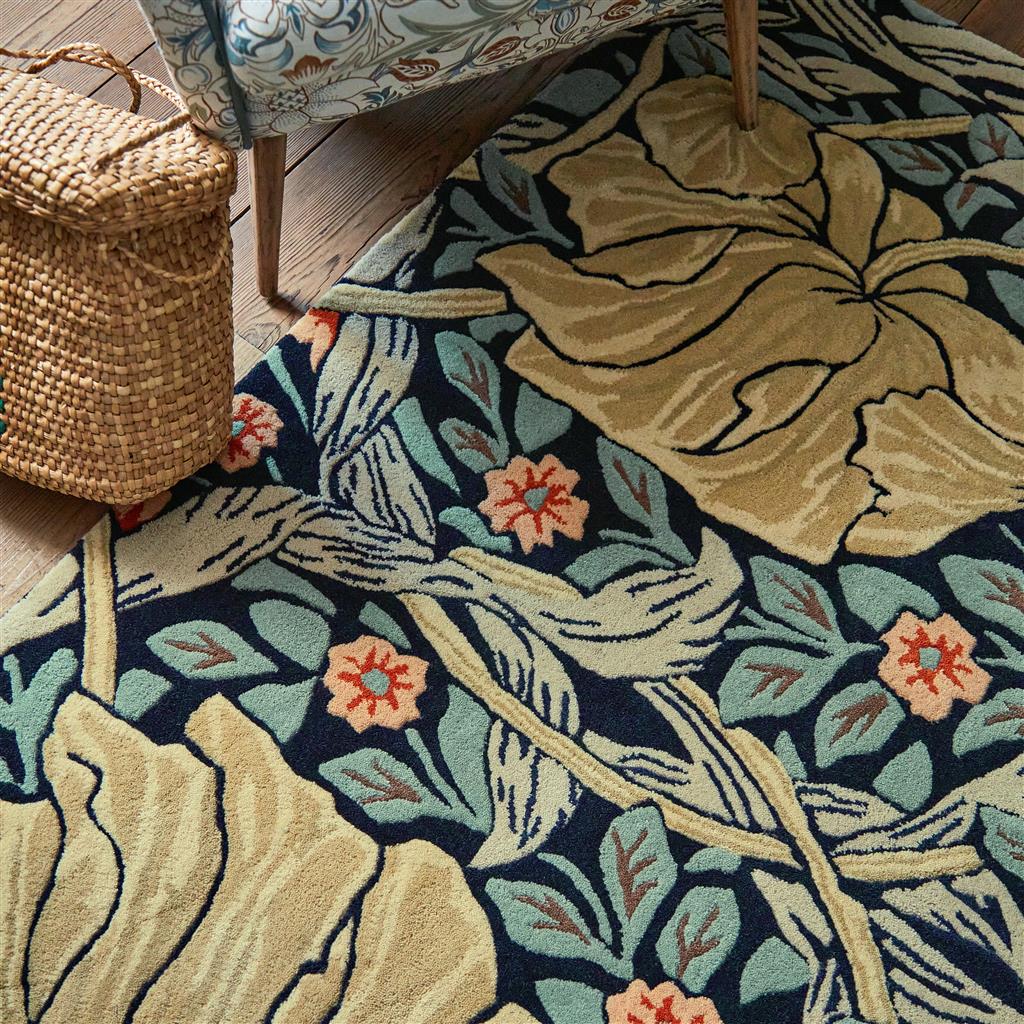 Morris & Co Pimpernel Indigo 028818