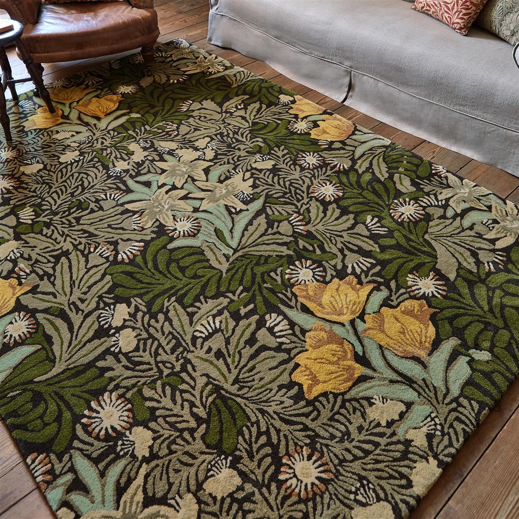 Morris & Co Bower Twining Vine green 128207