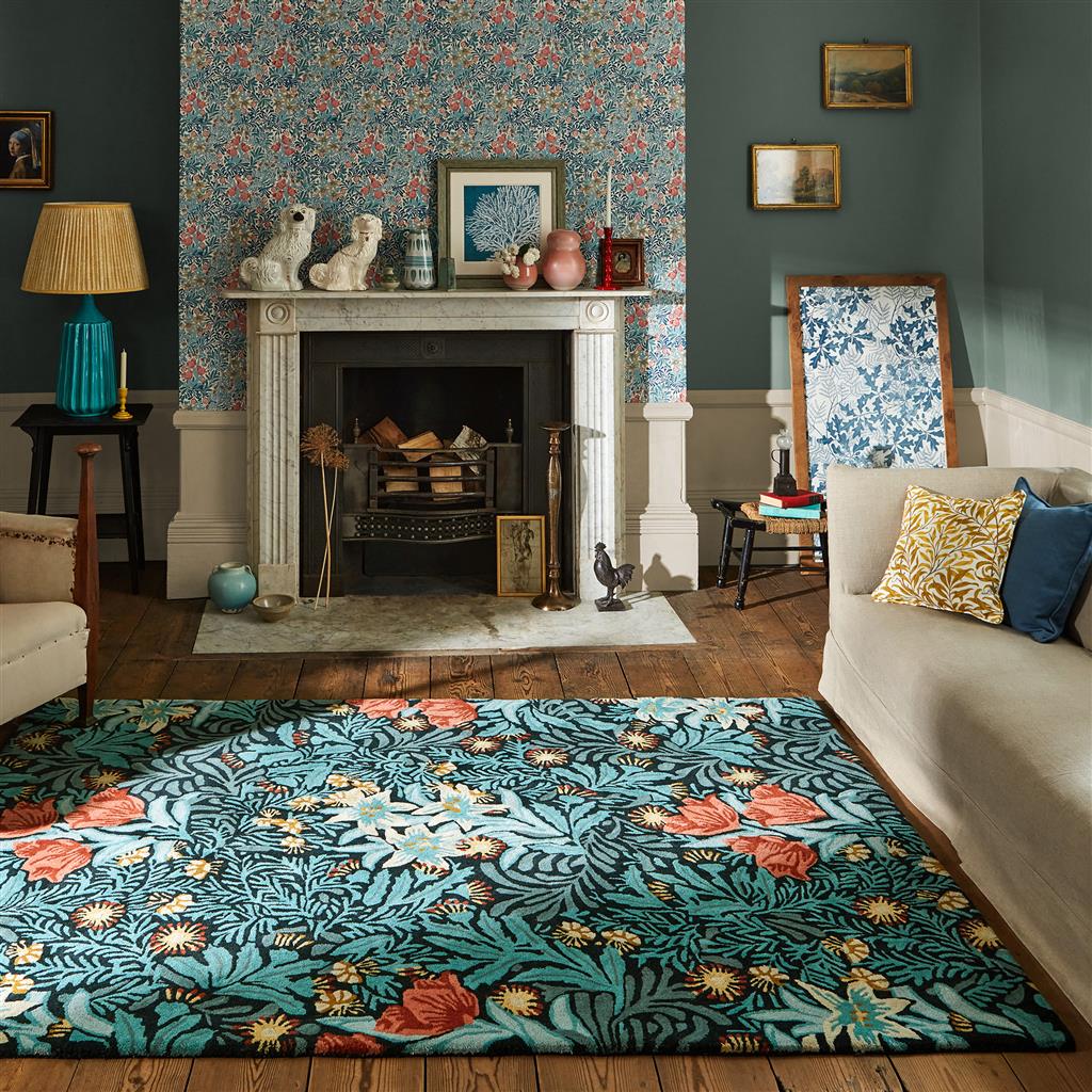 Morris & Co Bower Indigo 128208