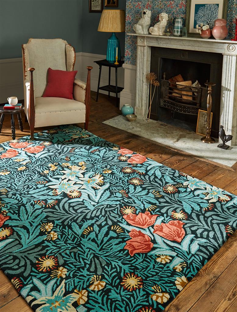 Morris & Co Bower Indigo 128208