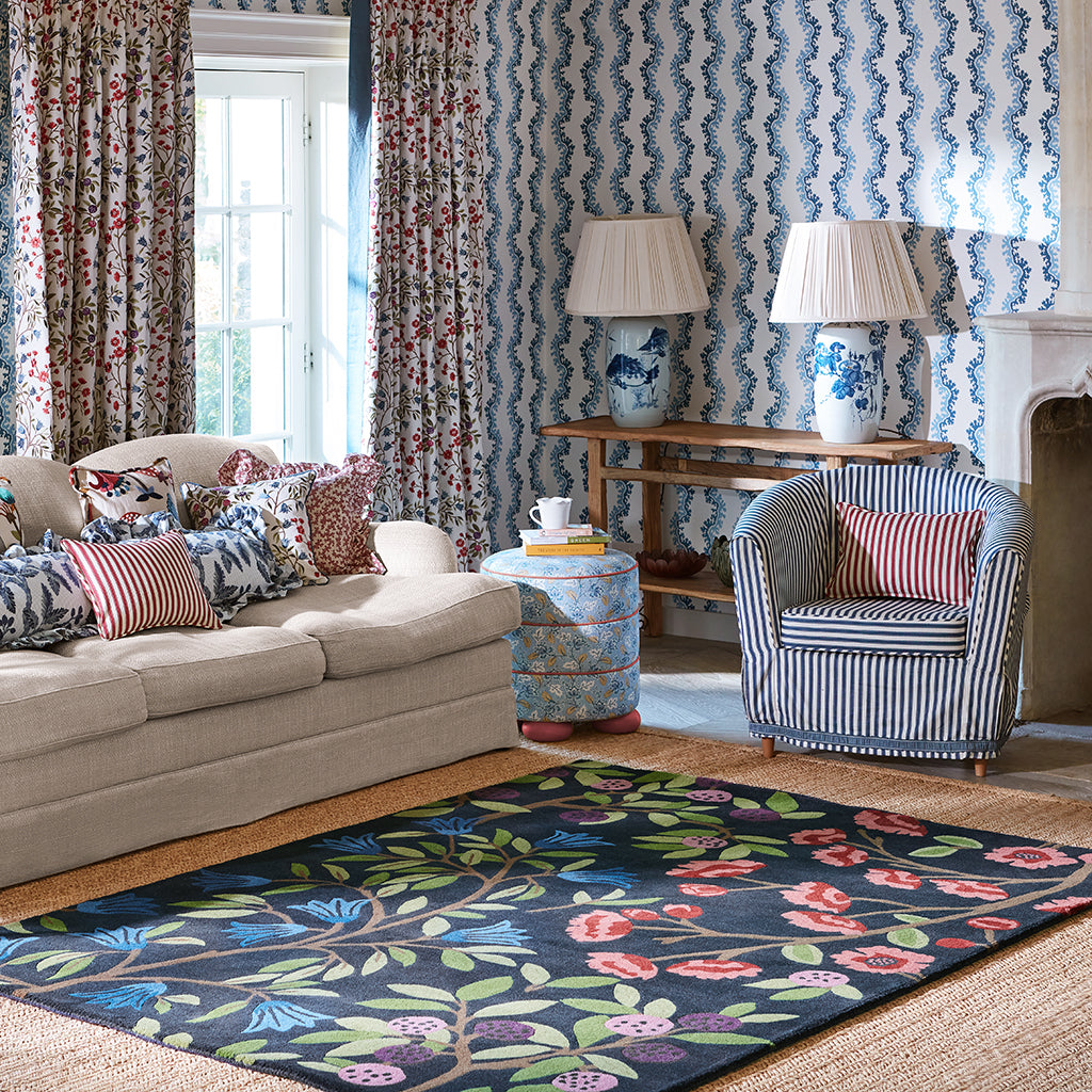 Sanderson Foraging Indigo 146618
