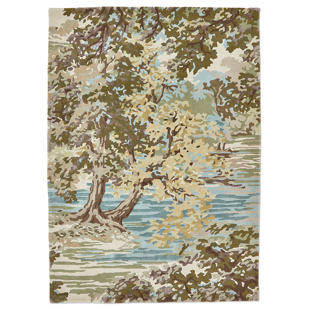 Sanderson Ancient Canopy Fawn/ Olive Green 146701
