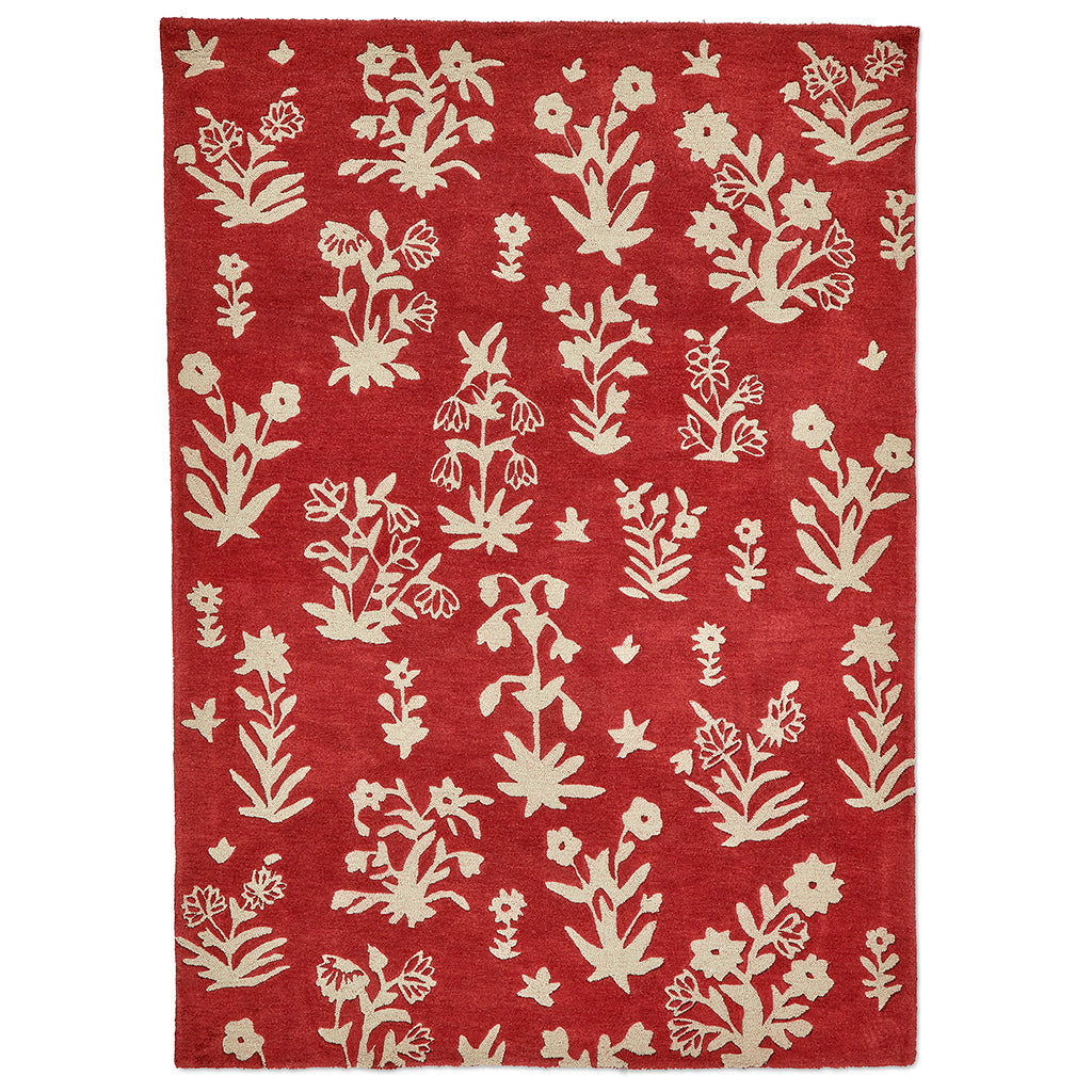 Sanderson Woodland Glade Damson Red 146800