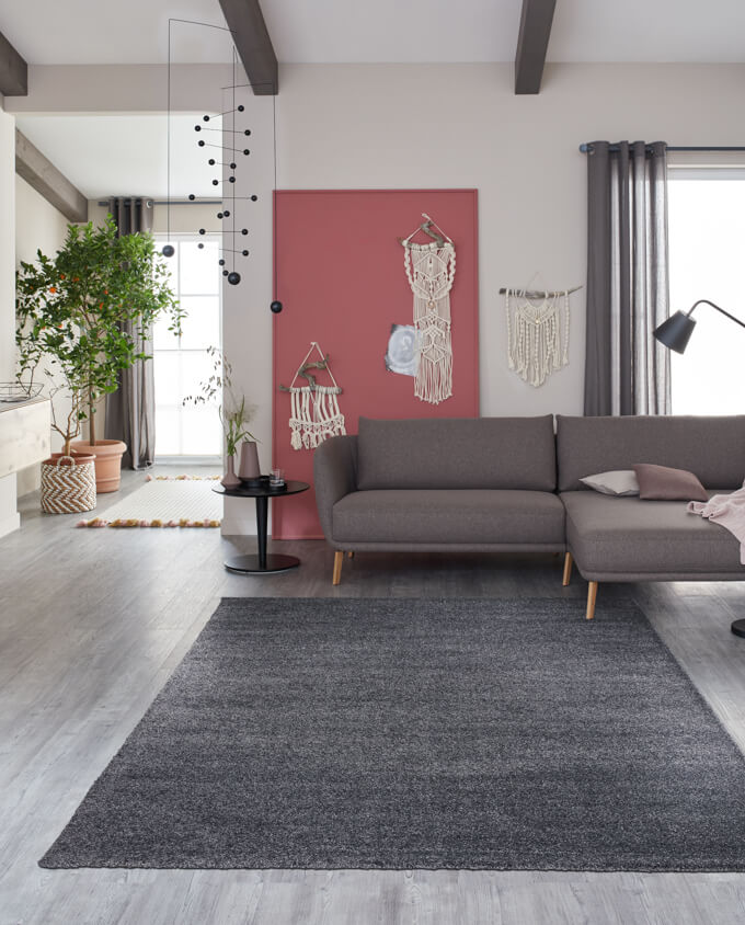 Pure 6307 190 040 antracit EGYEDI MÉRETŰ design szőnyeg