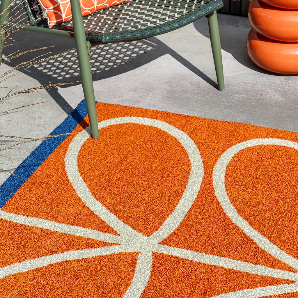 Orla Kiely Stripy Stem Orange 464403 Kültéri Szőnyeg