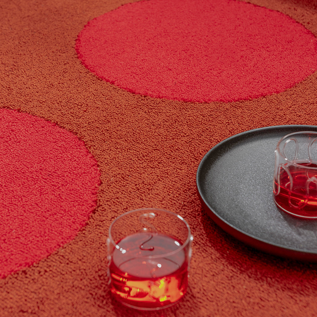 Habitat Festival Dots Red 495800 Kültéri Szőnyeg