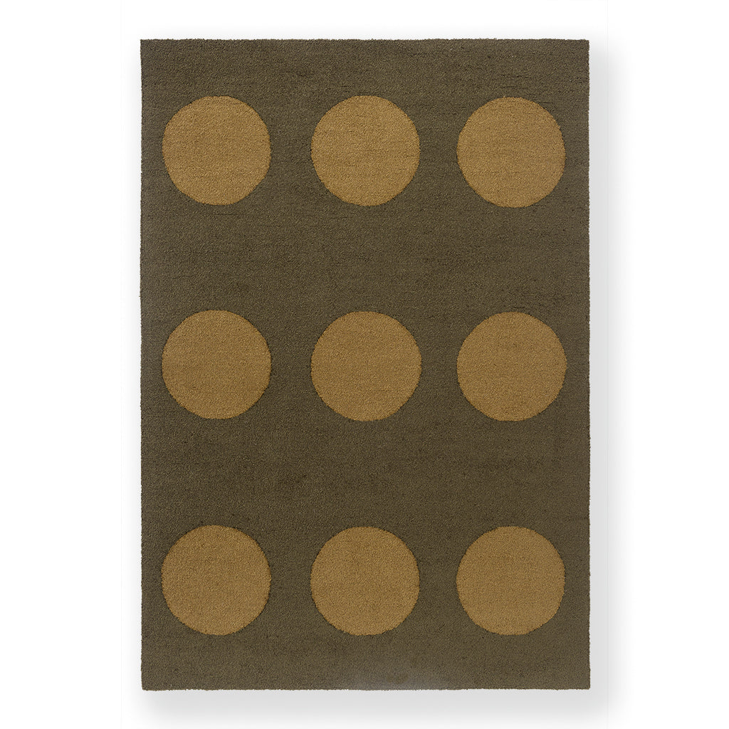 Habitat Festival Dots Olive Green 495817 Kültéri Szőnyeg