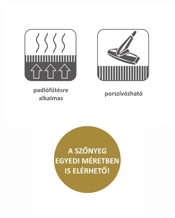 Luna 6018 040 antracit EGYEDI MÉRETŰ gyapjú szőnyeg