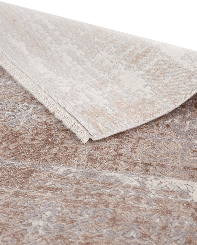 Vision 6103 211 006 flowers beige EGYEDI MÉRETŰ design szőnyeg