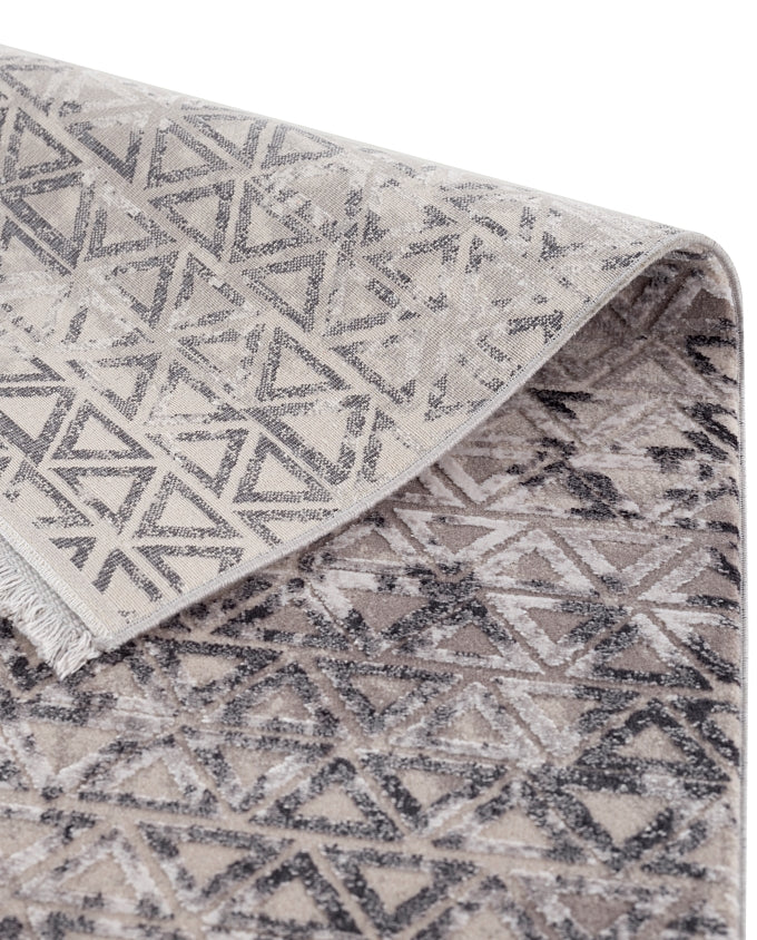 Vision 6103 213 040 triangles anthrazit EGYEDI MÉRETŰ design szőnyeg