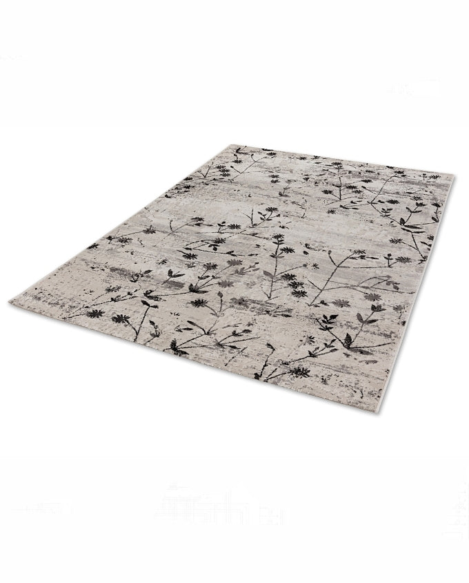 Antea 6626 211 044 blumen schwarz EGYEDI MÉRETŰ design szőnyeg