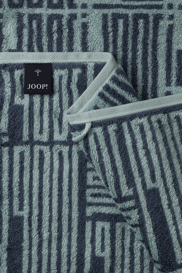 Joop! BARS ALLOVER Pémium frottír törölköző AQUA