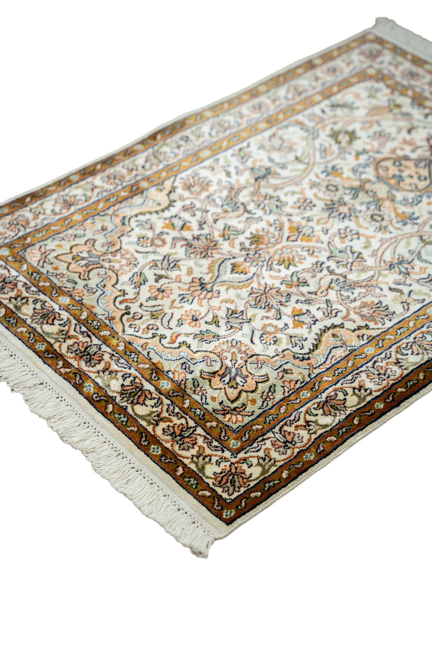 Kuldar cream selyemszőnyeg, 66x92 cm