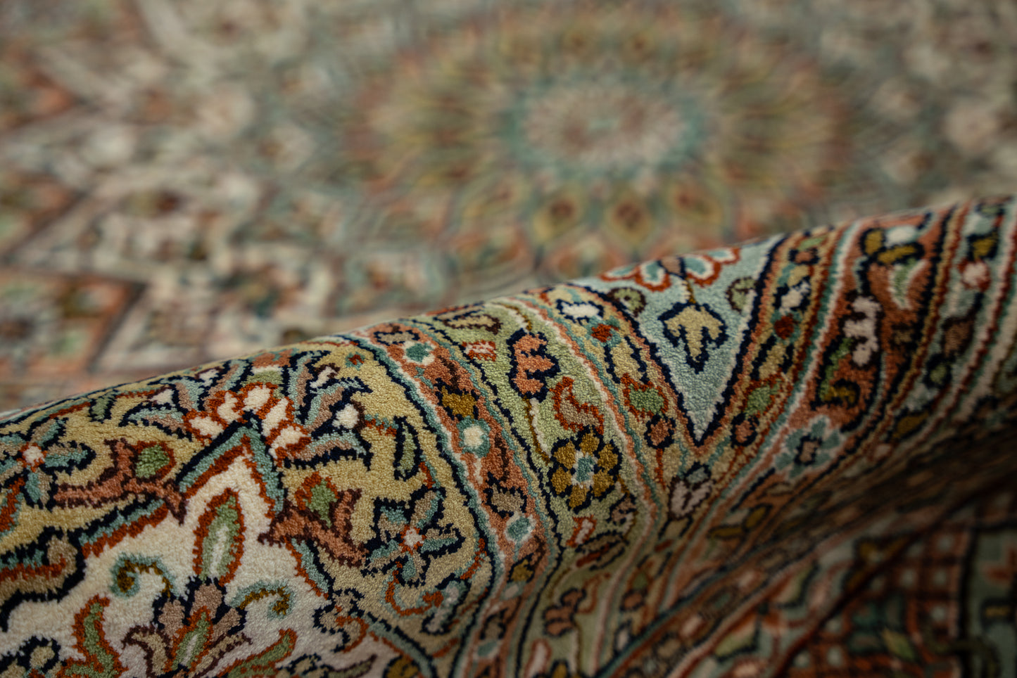 Gumbad cream selyemszőnyeg, 125x190 cm