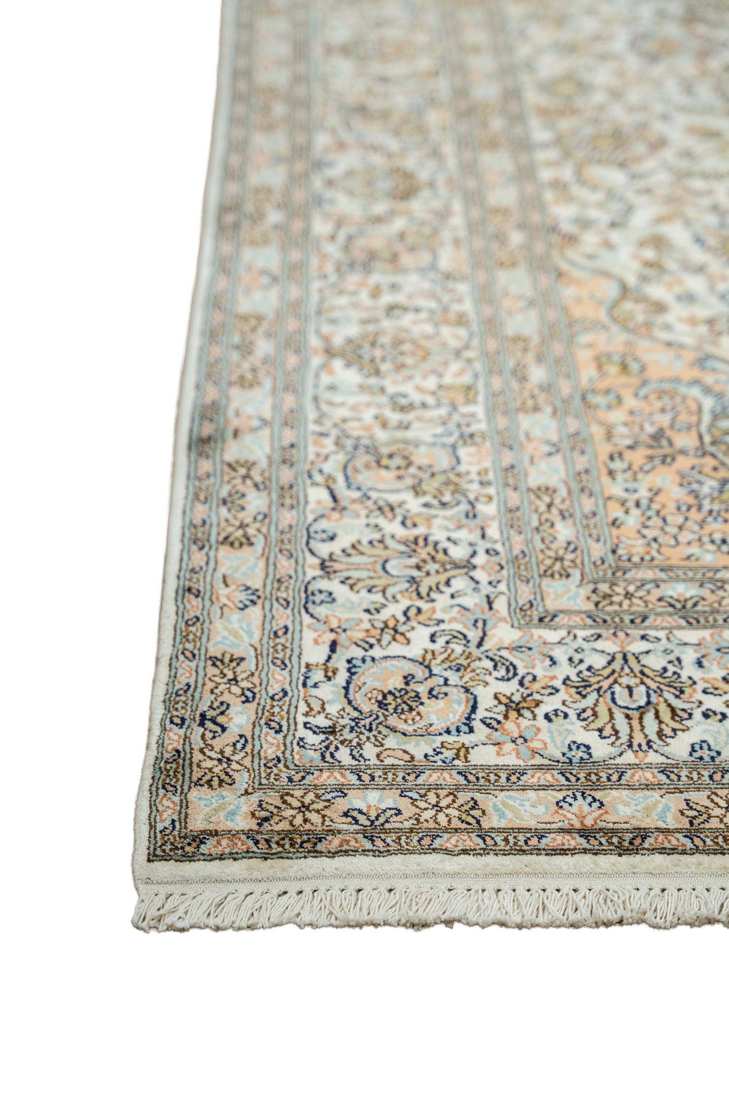 Kashan cream selyemszőnyeg, 167x251 cm