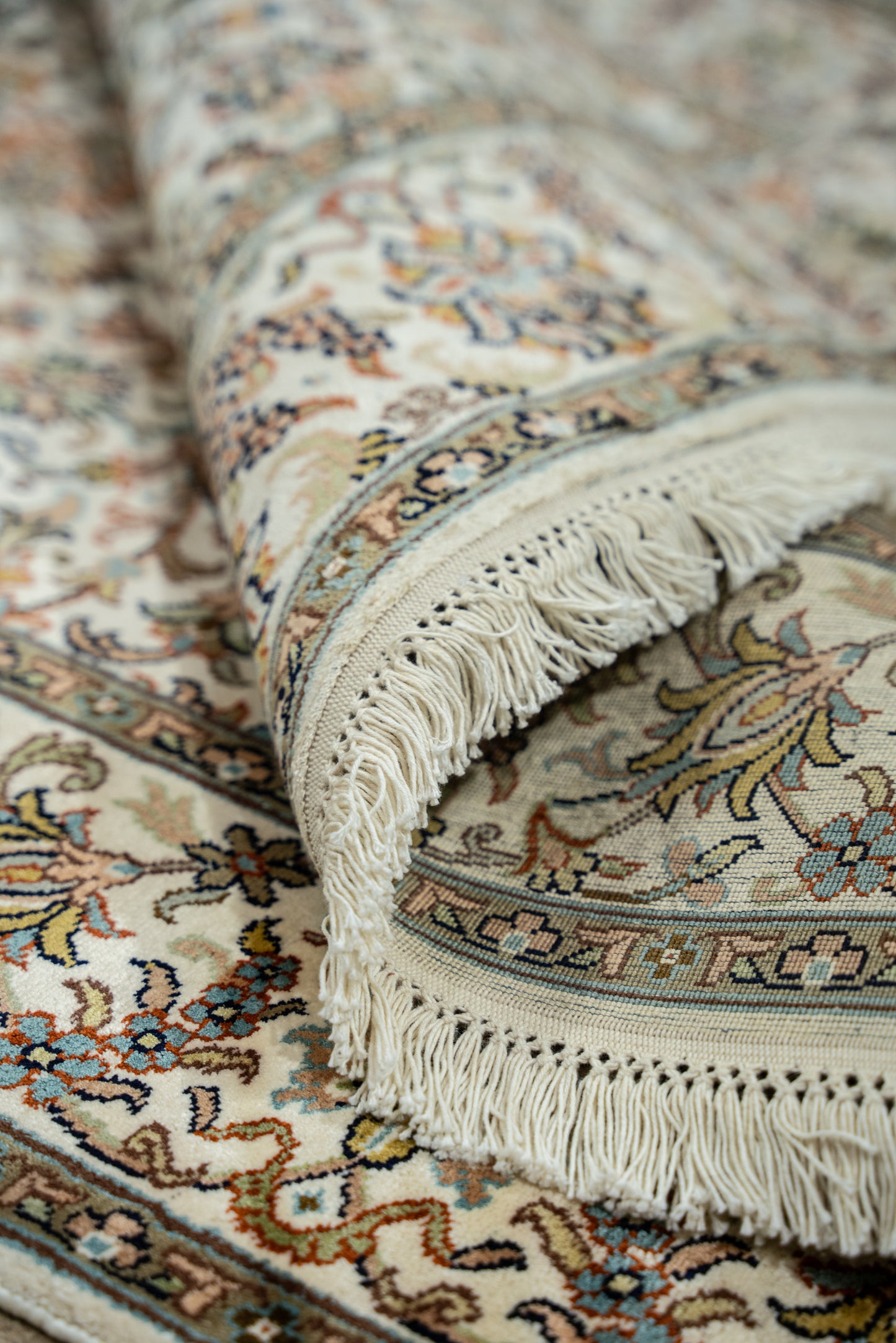 A.O. cream selyemszőnyeg, 126x188 cm