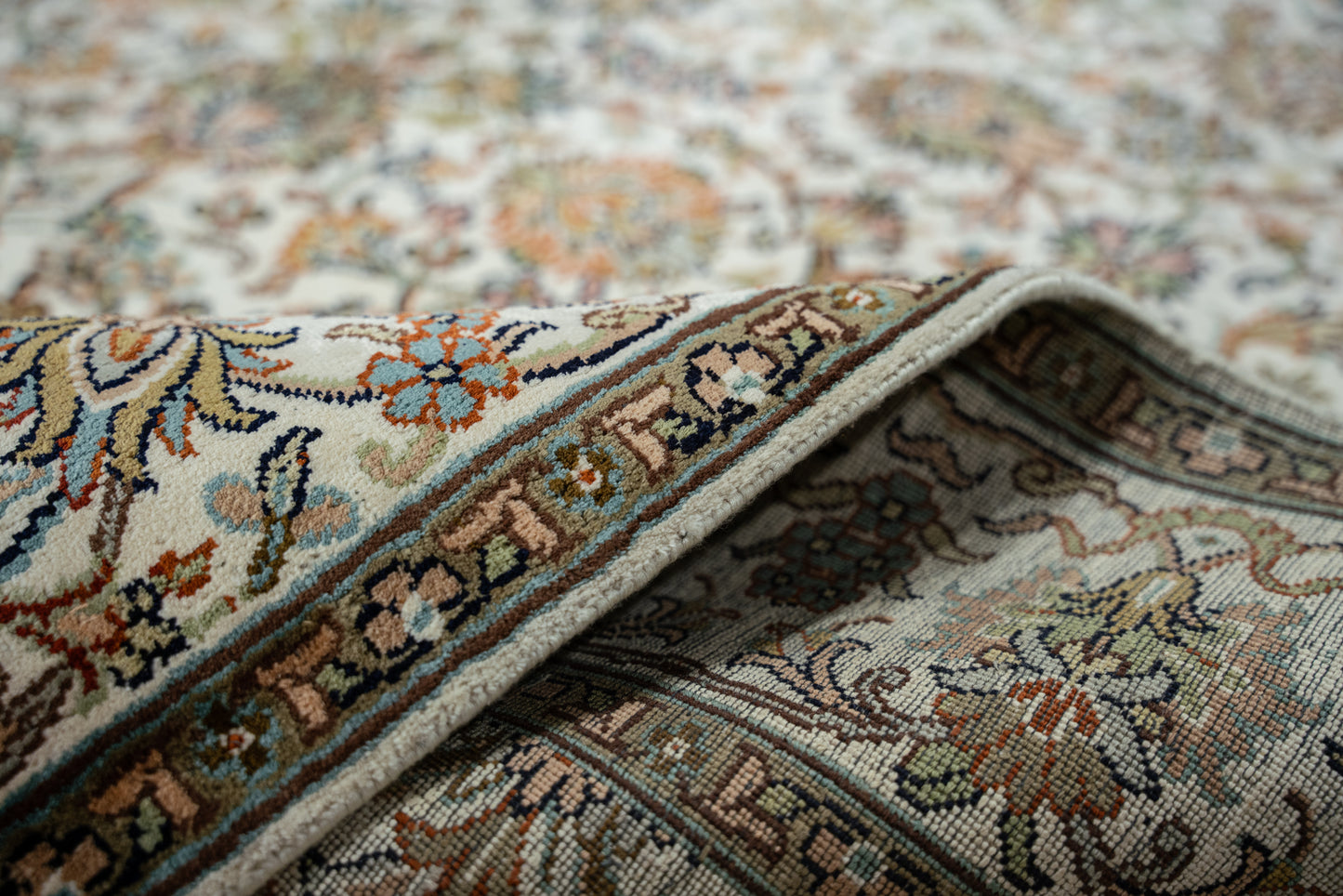 A.O. cream selyemszőnyeg, 126x188 cm