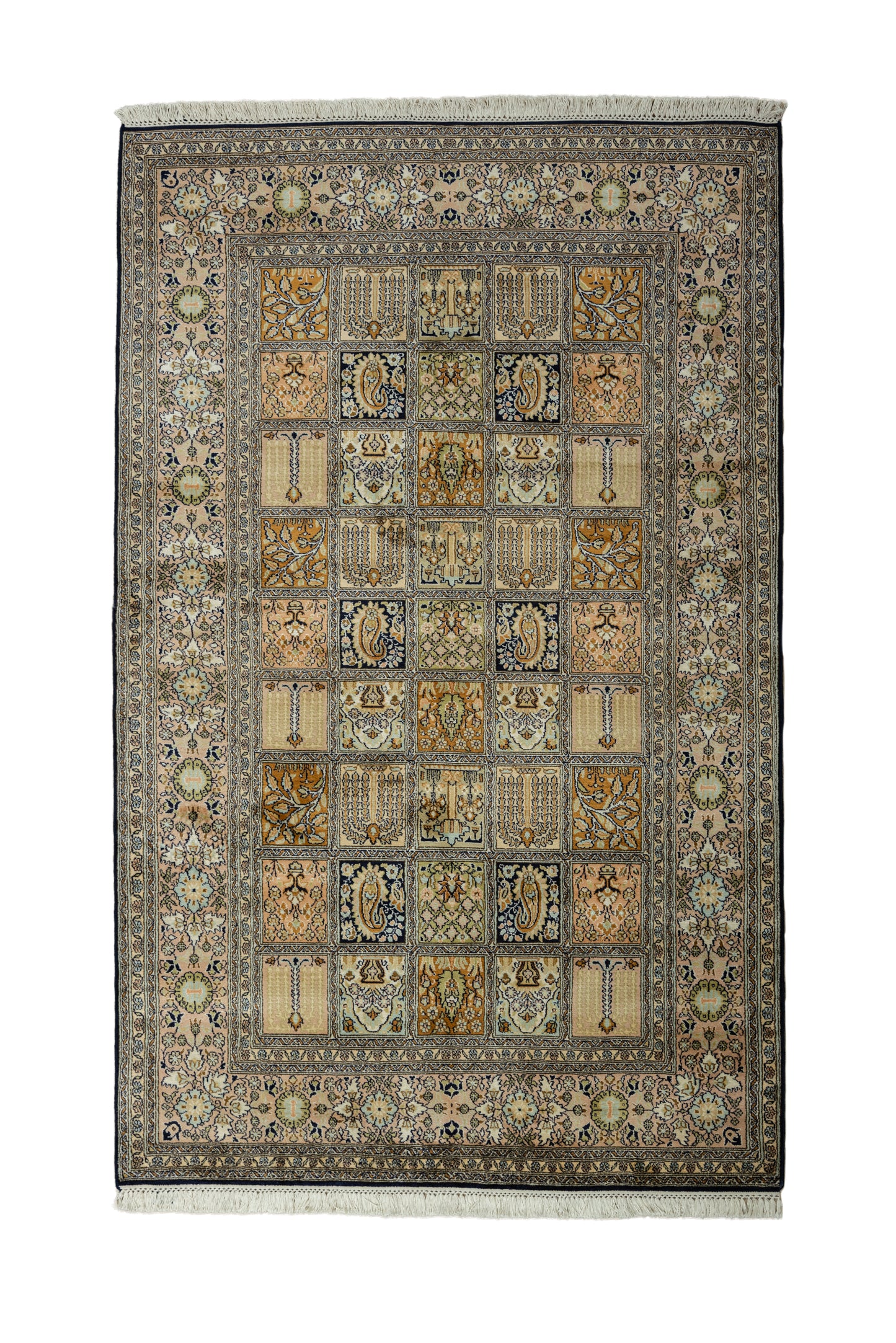 R.T. blue selyemszőnyeg, 122x190 cm