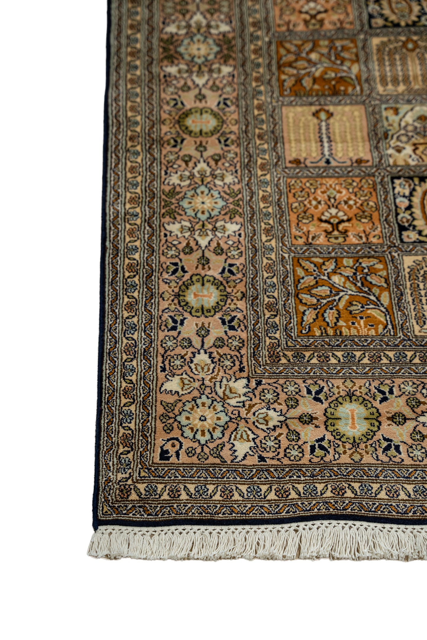 R.T. blue selyemszőnyeg, 122x190 cm