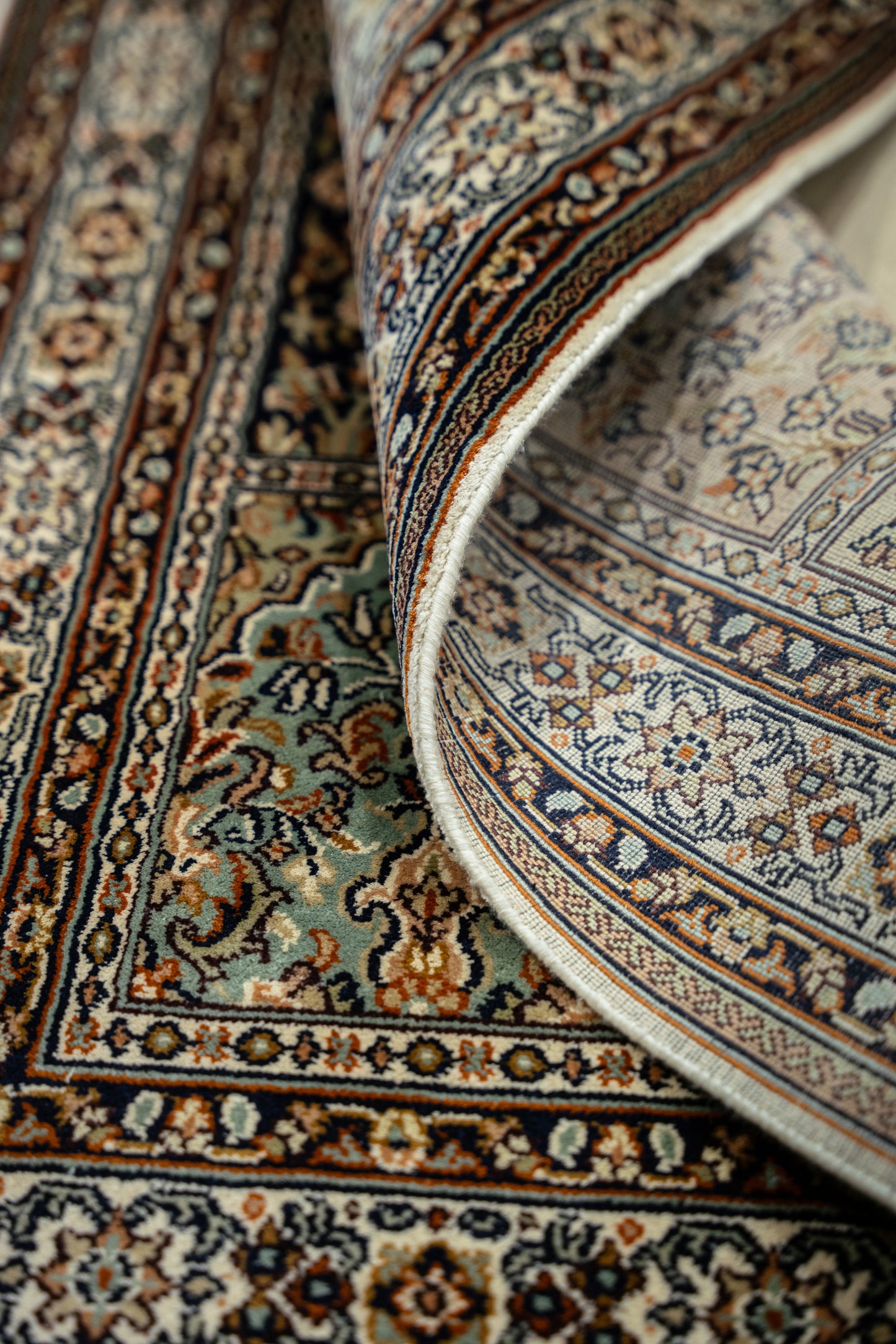 R.T. cream selyemszőnyeg, 62x93 cm