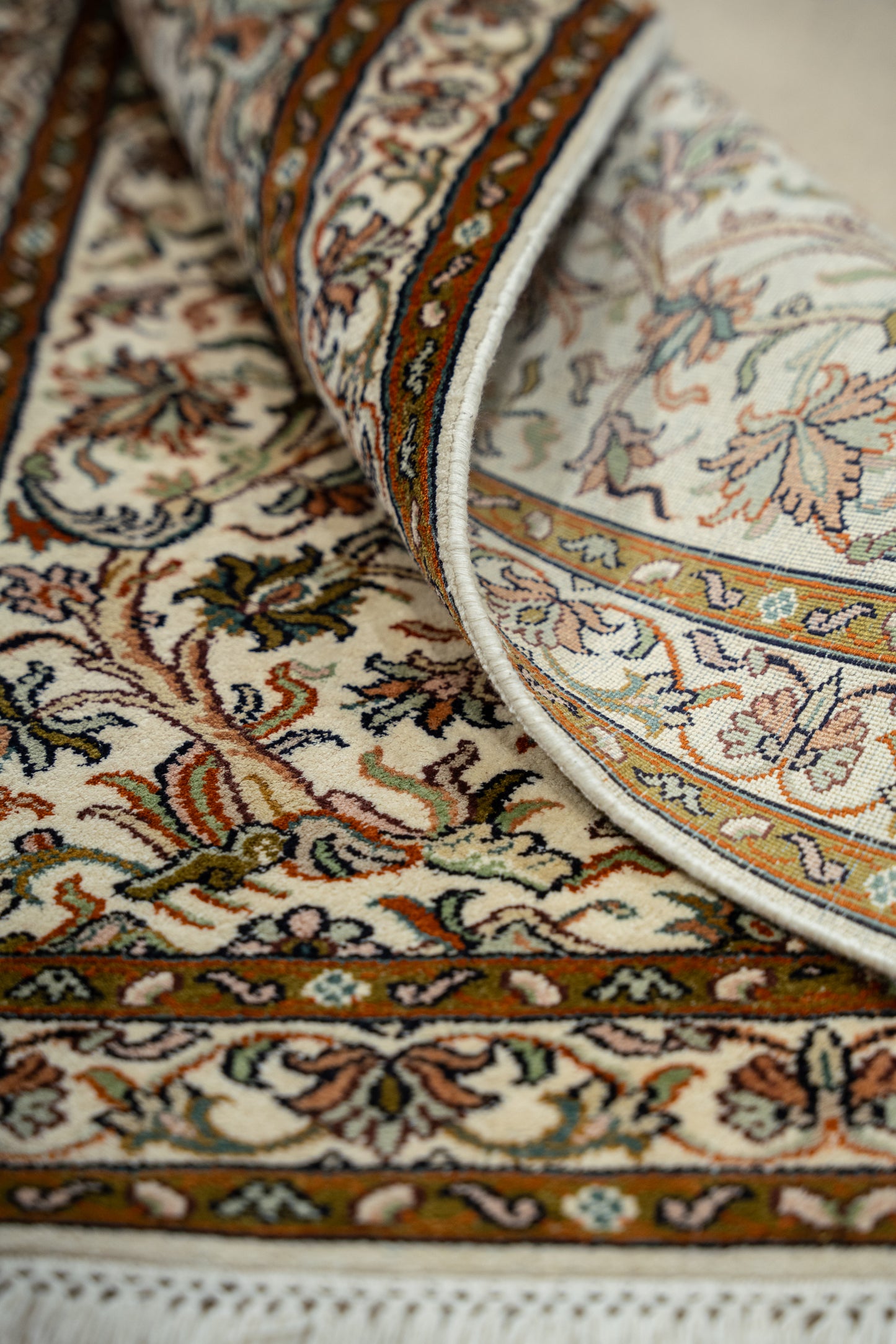 Kuldar cream selyemszőnyeg, 68x93 cm