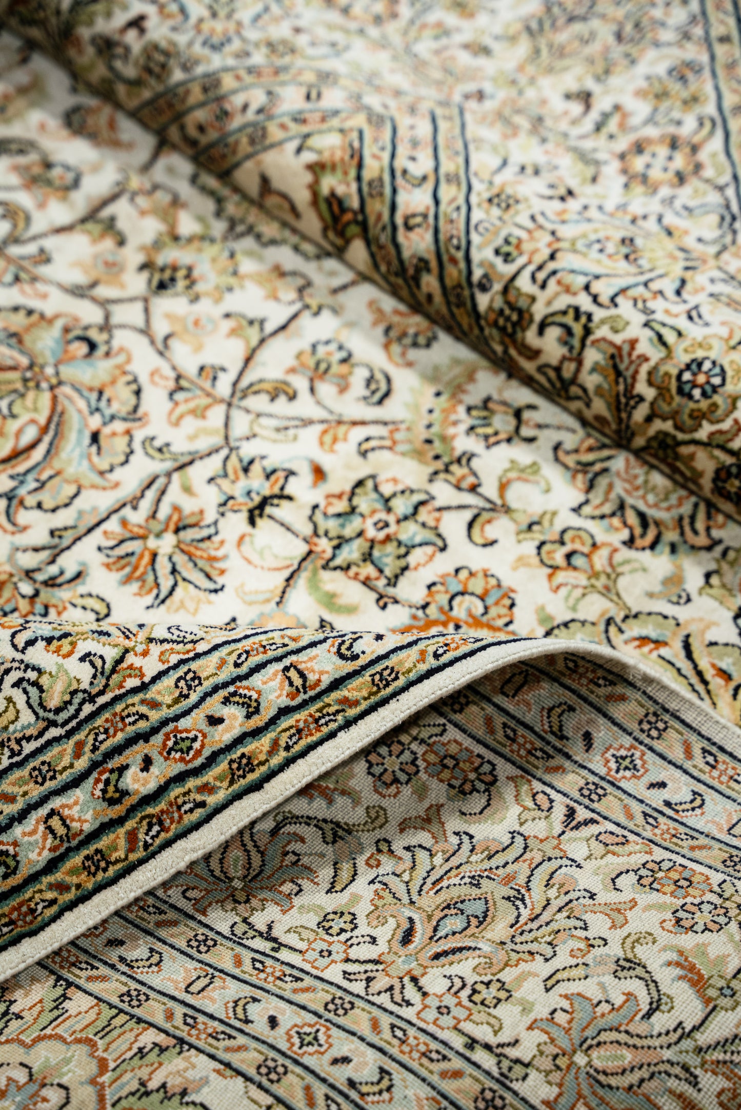 A.O. cream selyemszőnyeg, 169x245 cm