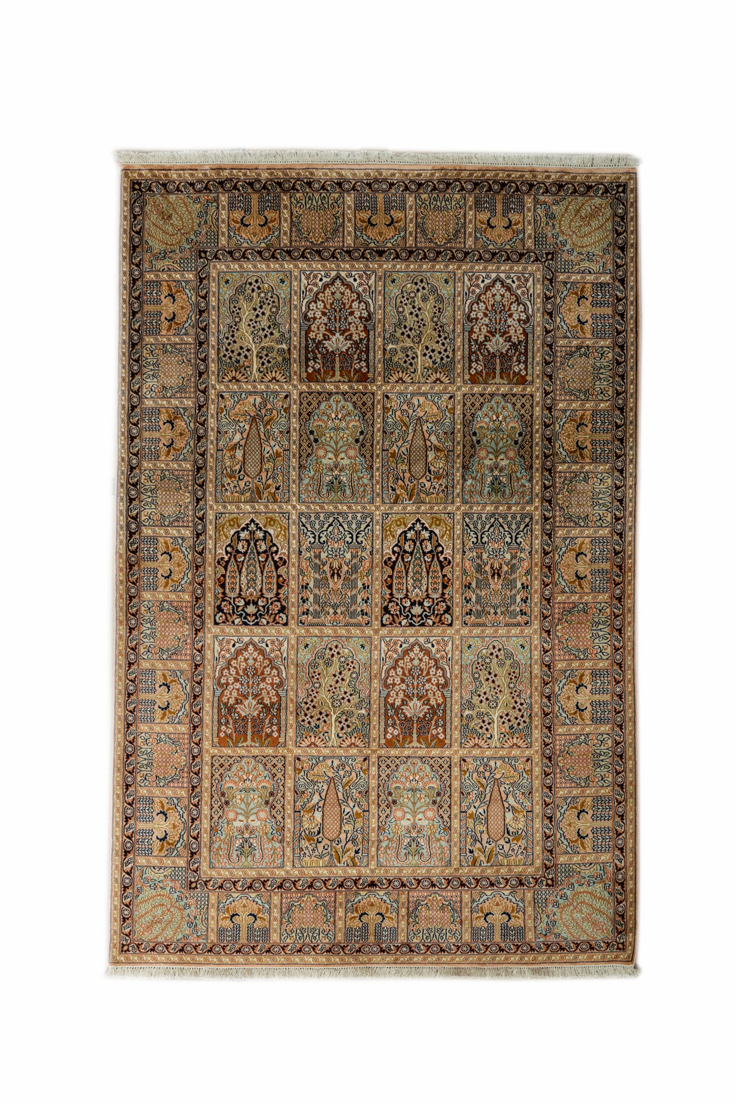 H.D. rust selyemszőnyeg, 165x242 cm