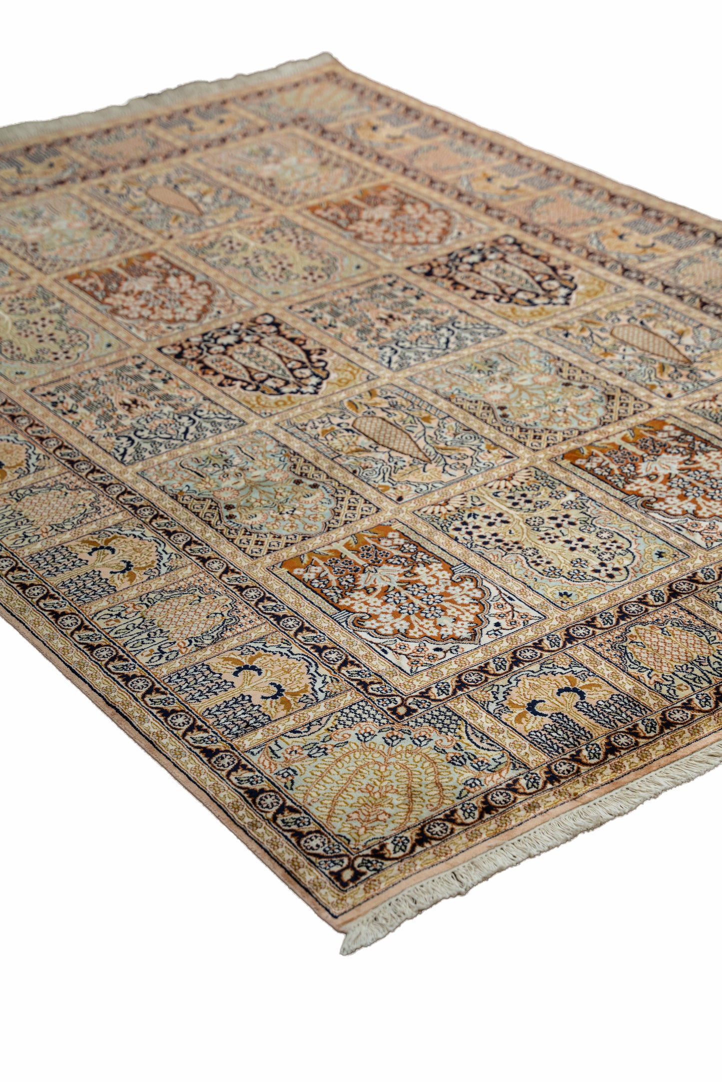 H.D. rust selyemszőnyeg, 165x242 cm