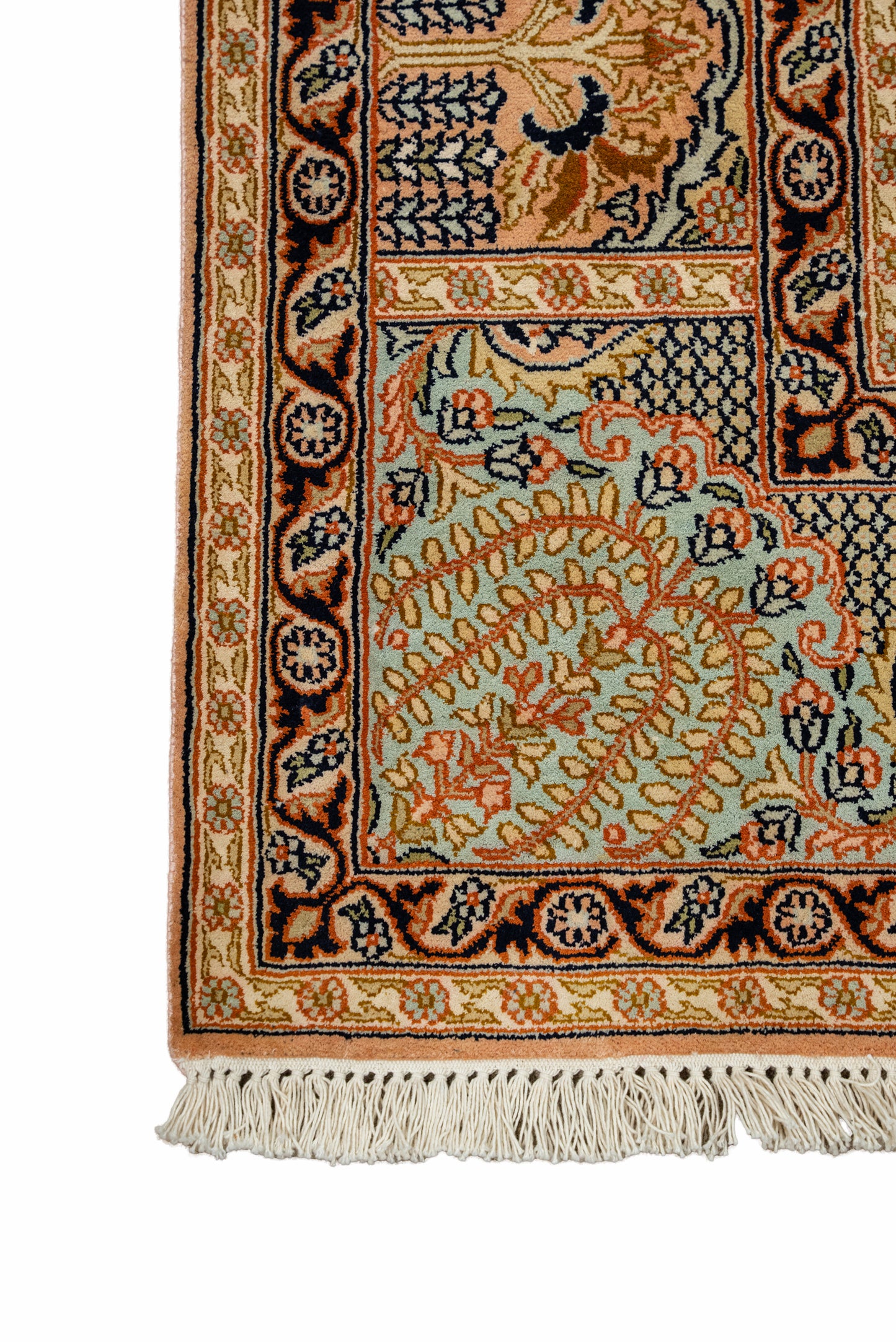 H.D. rust selyemszőnyeg, 165x242 cm