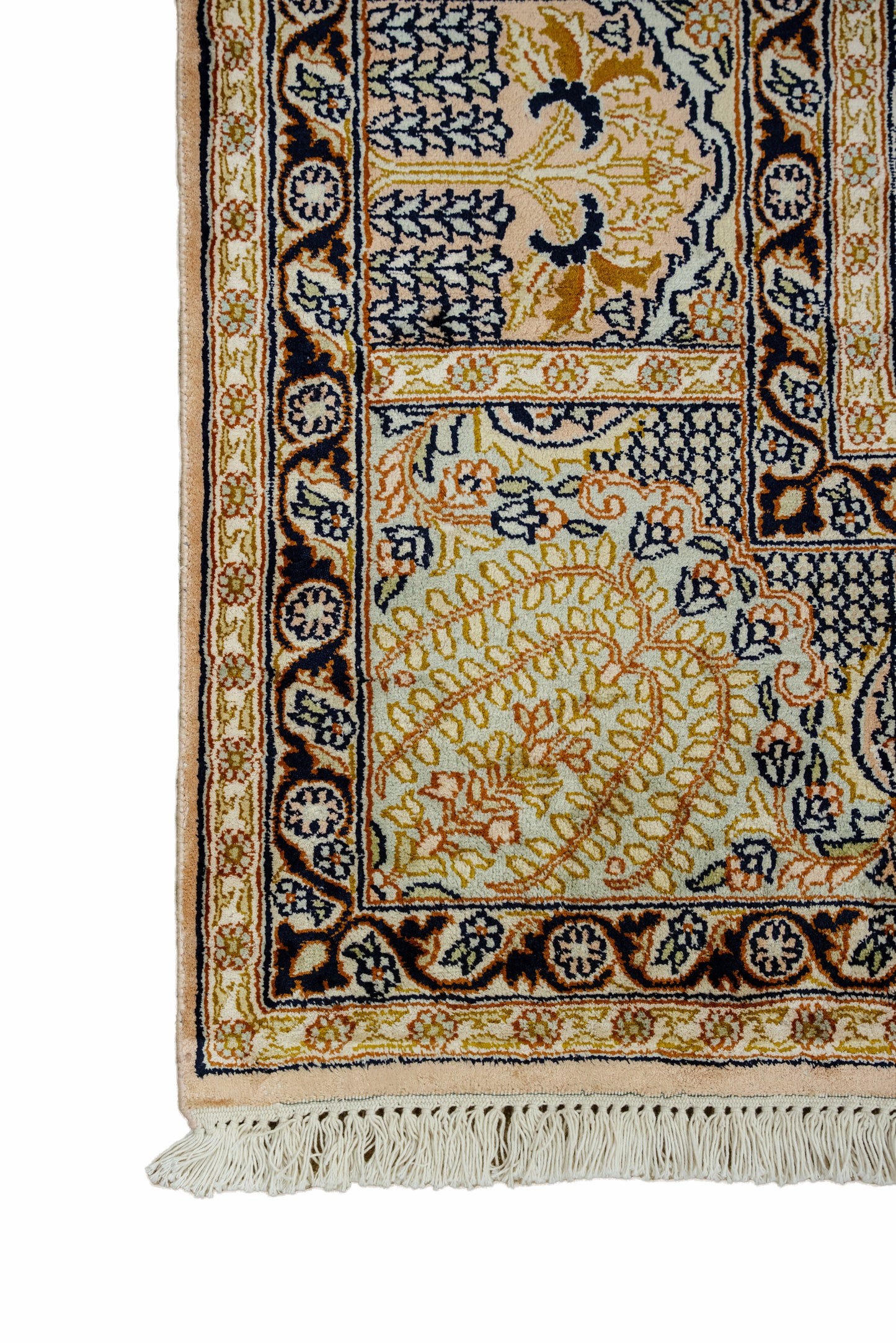 H.D. rust selyemszőnyeg, 165x242 cm