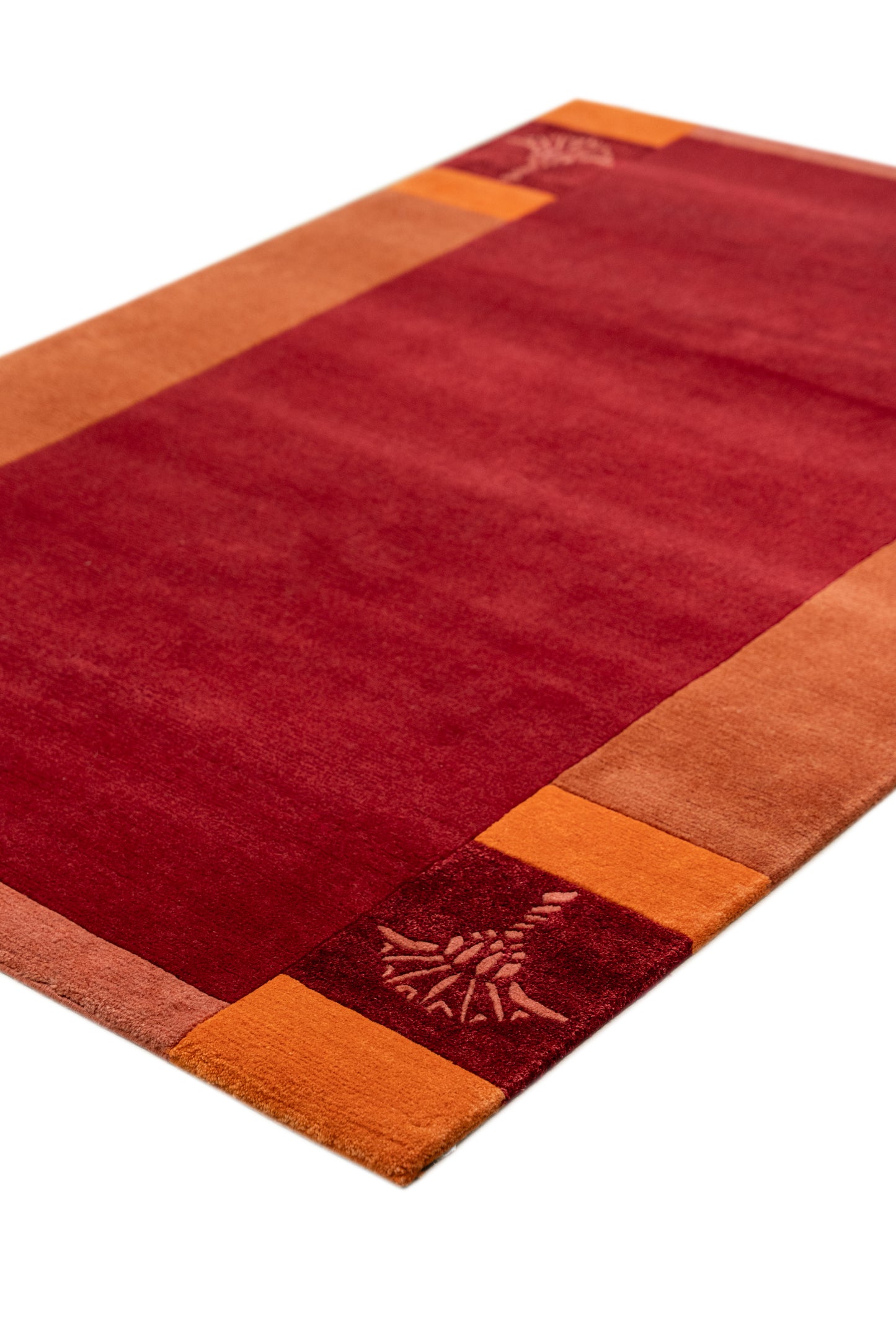 Joop Cornflower Border Red 140×200 cm