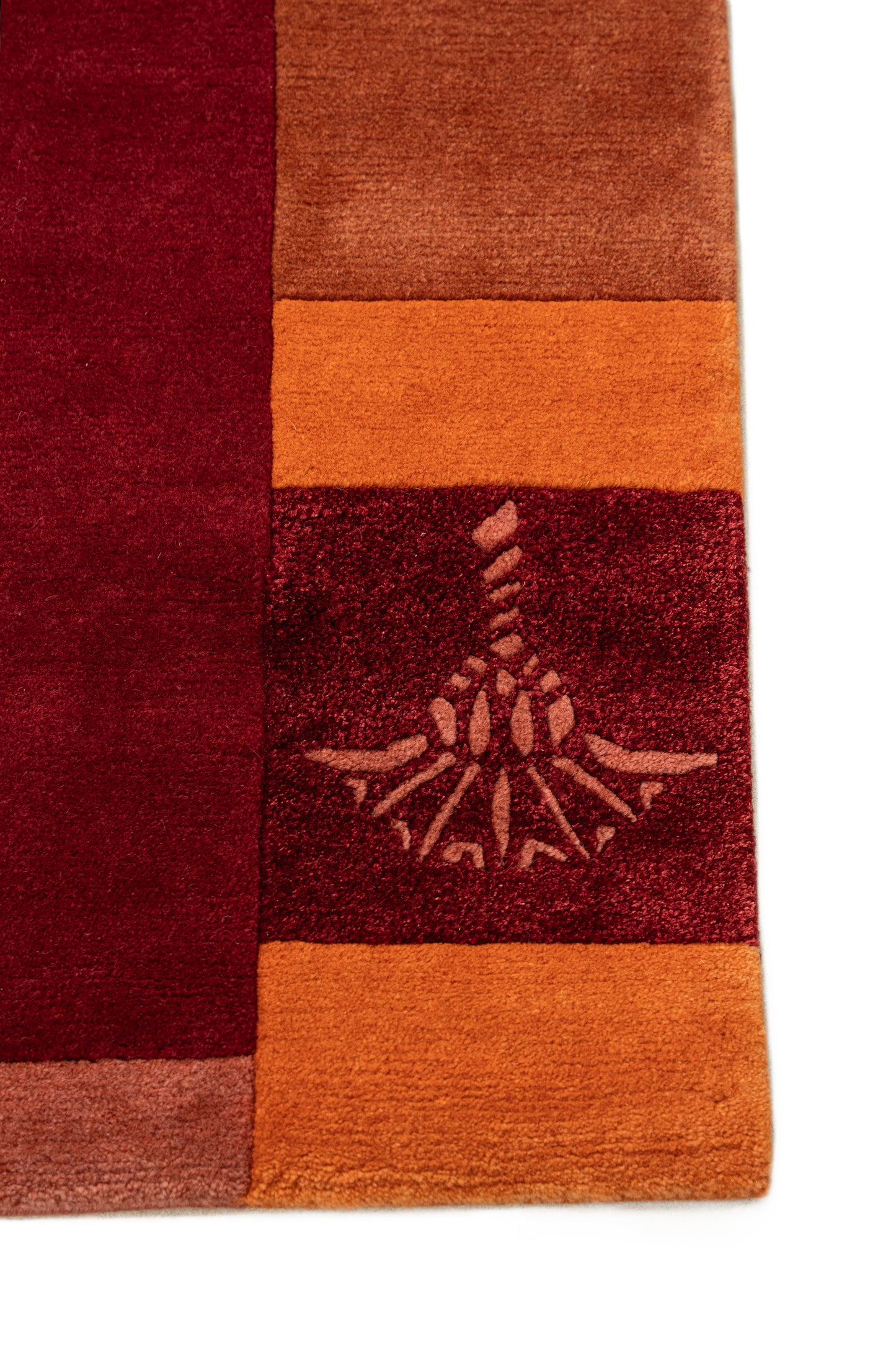 Joop Cornflower Border Red 140×200 cm