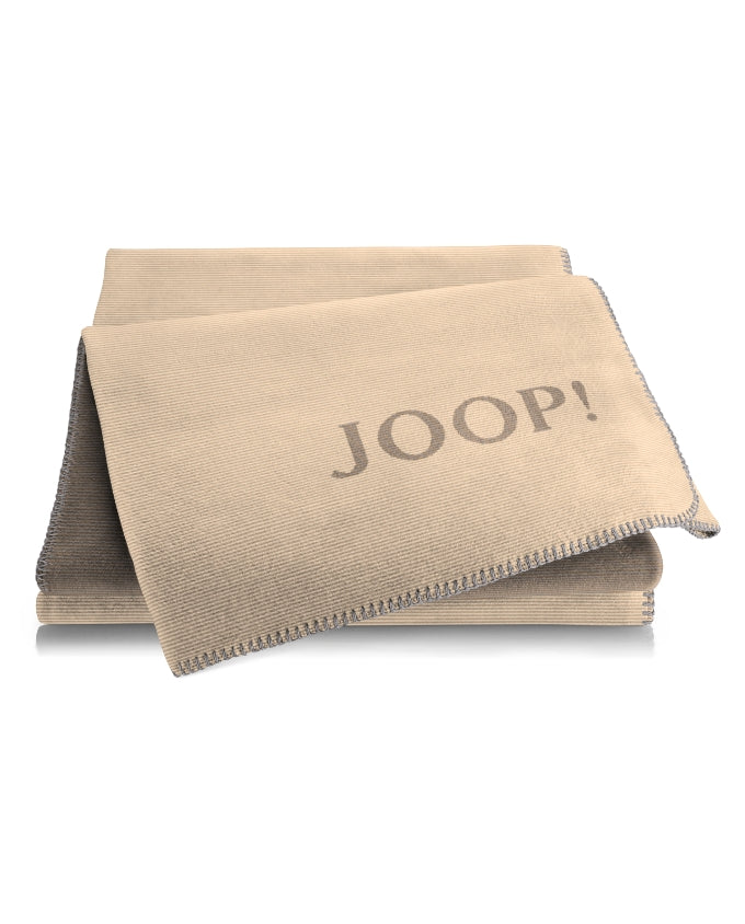 Joop! Melange cashew-kastanie pléd, 150 x 200 cm