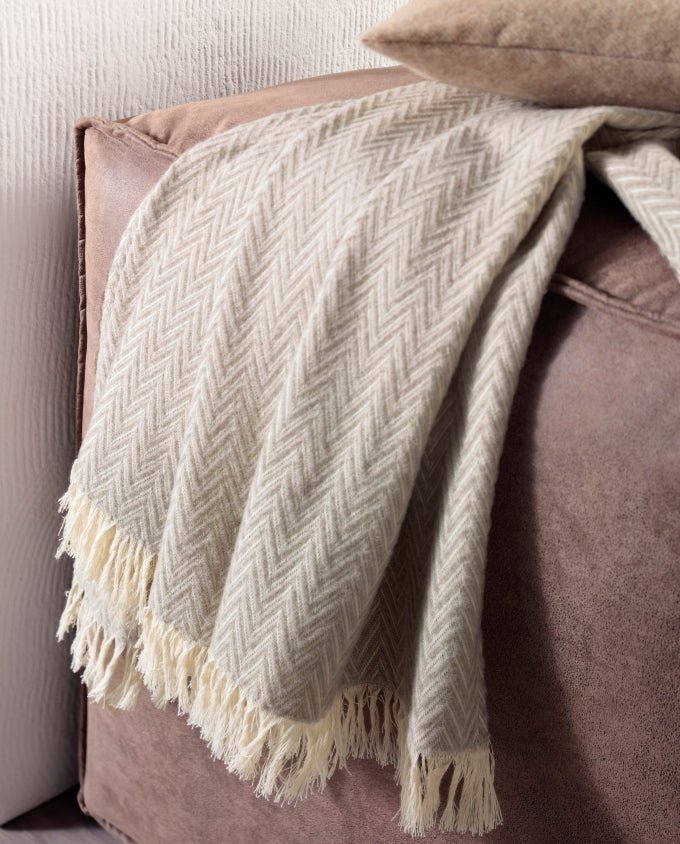 Boras rauch pléd, 130 x 180 cm - Leguan Exclusive - Leguan Exclusive -