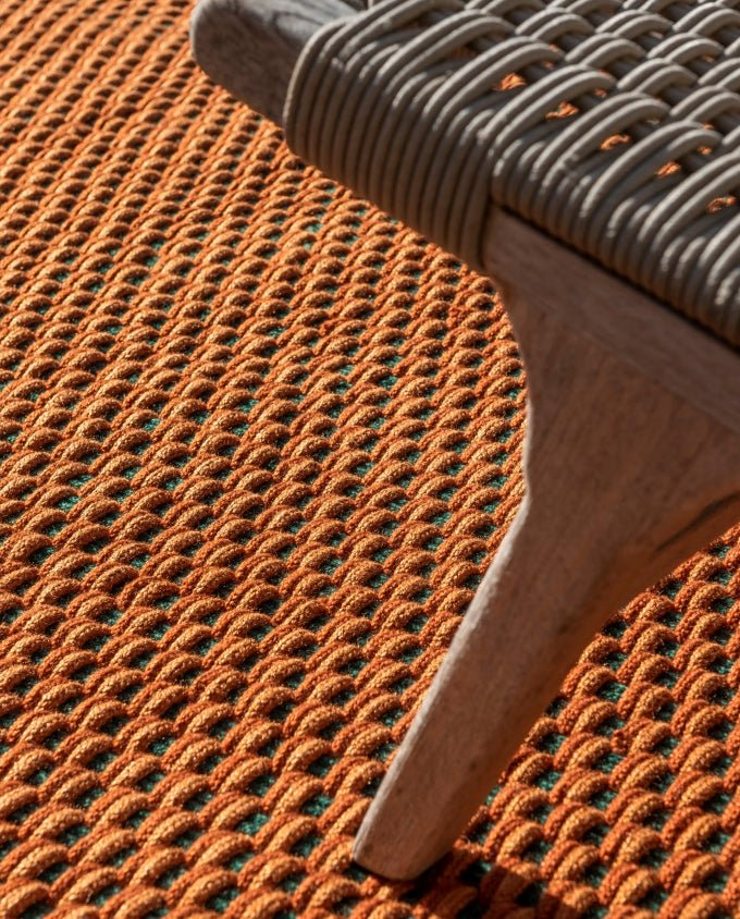 Brink & Campman Lace tricolore terra - rust - green 496903 kültéri szőnyeg - Leguan Exclusive - Brink and Campman - 250 x 350 cm