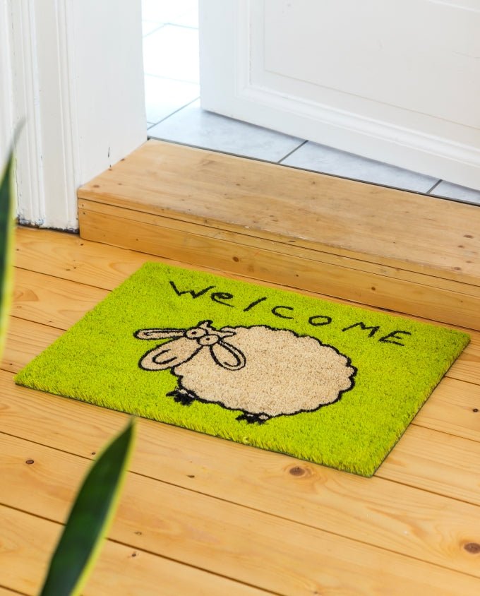 Coco Style 008 welcome sheep lábtörlő - Leguan Exclusive - Schöner Wohnen -