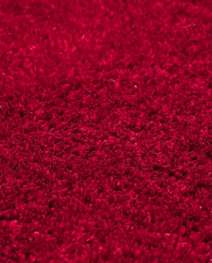 Gino Falcone Alessia uni 200 red shaggy szőnyeg - Leguan Exclusive - Gino Falcone - 50 x 80 cm