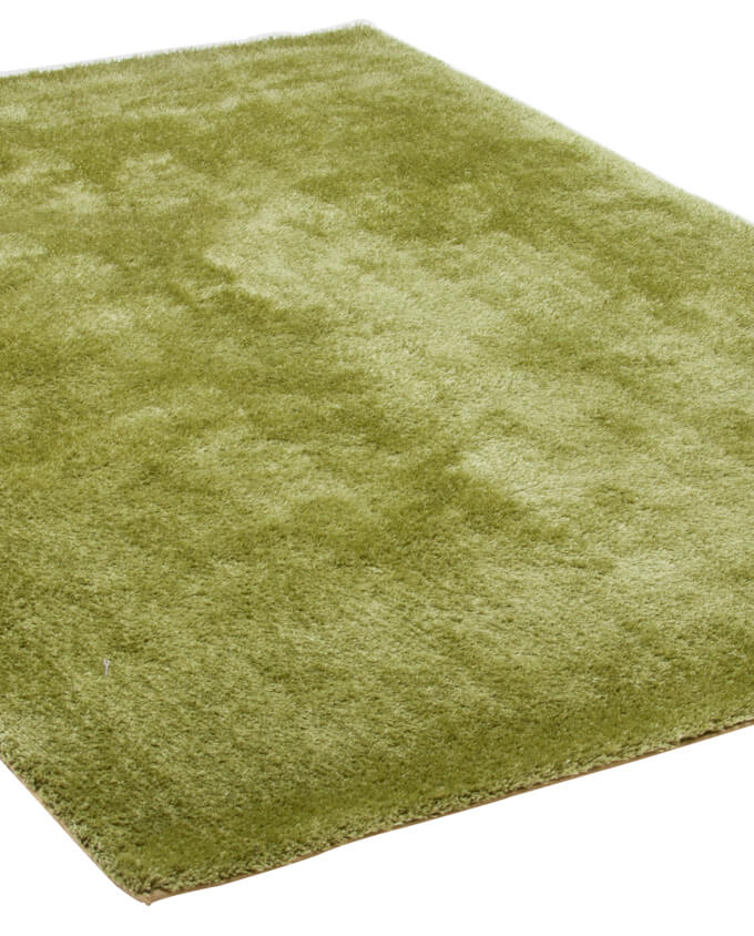 Gino Falcone Alessia uni 300 green shaggy szőnyeg - Leguan Exclusive - Gino Falcone - 50 x 80 cm