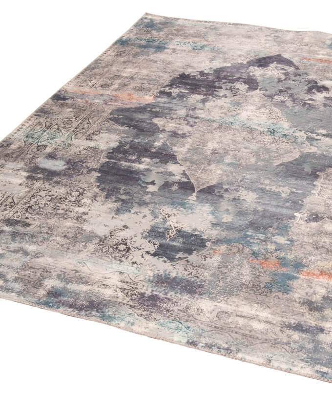 Gino Falcone Cecilia GF - 068 705 blue multi vintage szőnyeg - Leguan Exclusive - Gino Falcone - 70 x 140 cm