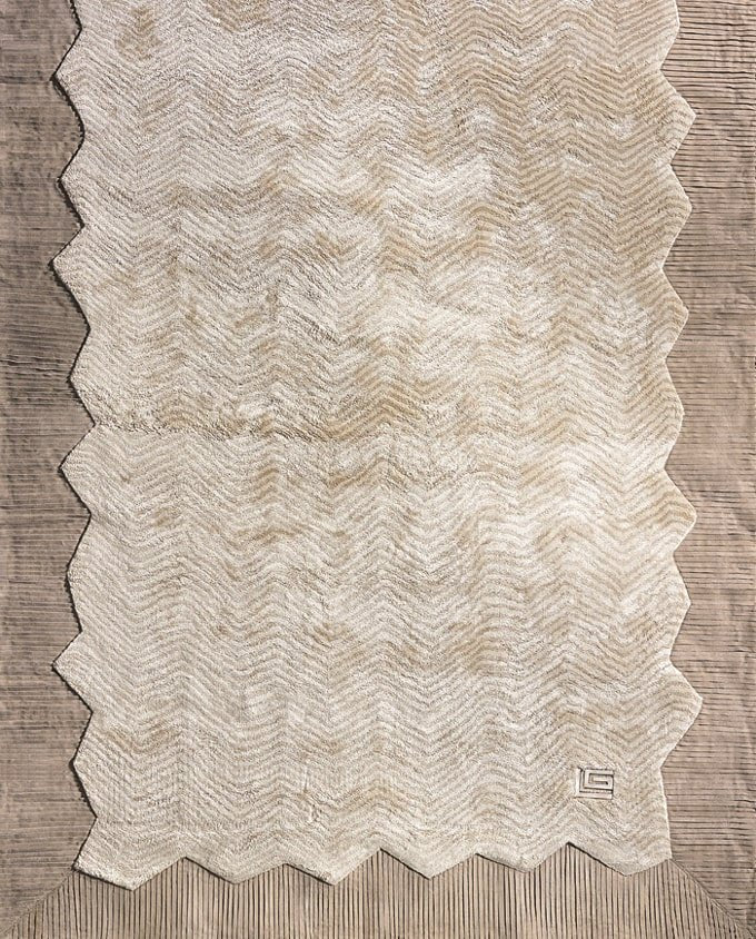 Guy Laroche Desert ecrü kézi tűzött design szőnyeg 190 x 290 cm - Leguan Exclusive - Guy Laroche -