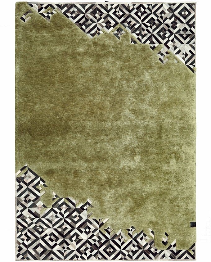 Guy Laroche Legend olive kézi tűzött design szőnyeg - Leguan Exclusive - Guy Laroche - 160 x 230 cm