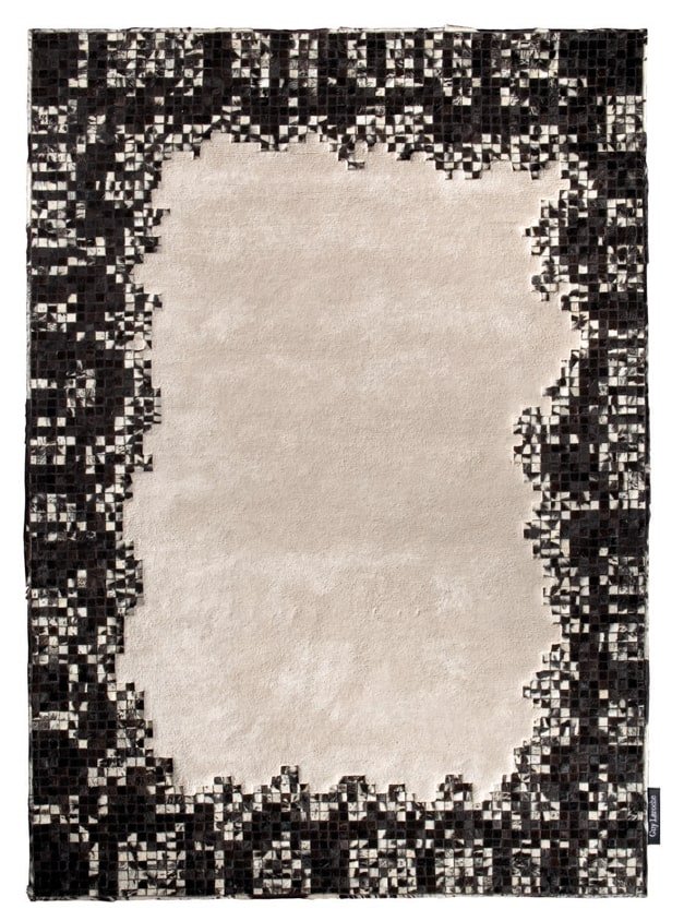 Guy Laroche Pixels black - white kézi tűzött design szőnyeg - Leguan Exclusive - Guy Laroche -