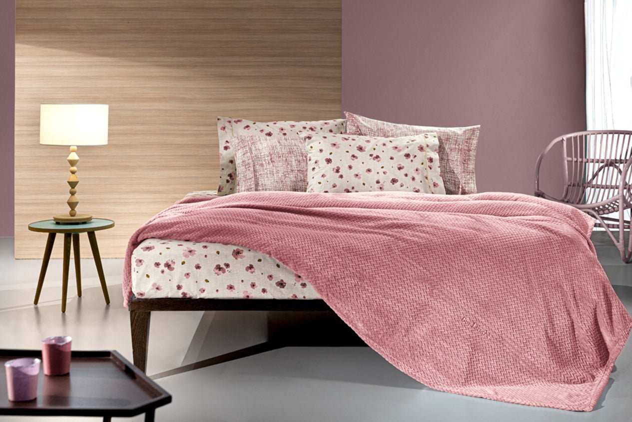 Guy Laroche Rombus coral ágytakaró - Leguan Exclusive - Guy Laroche - 160 x 220 cm