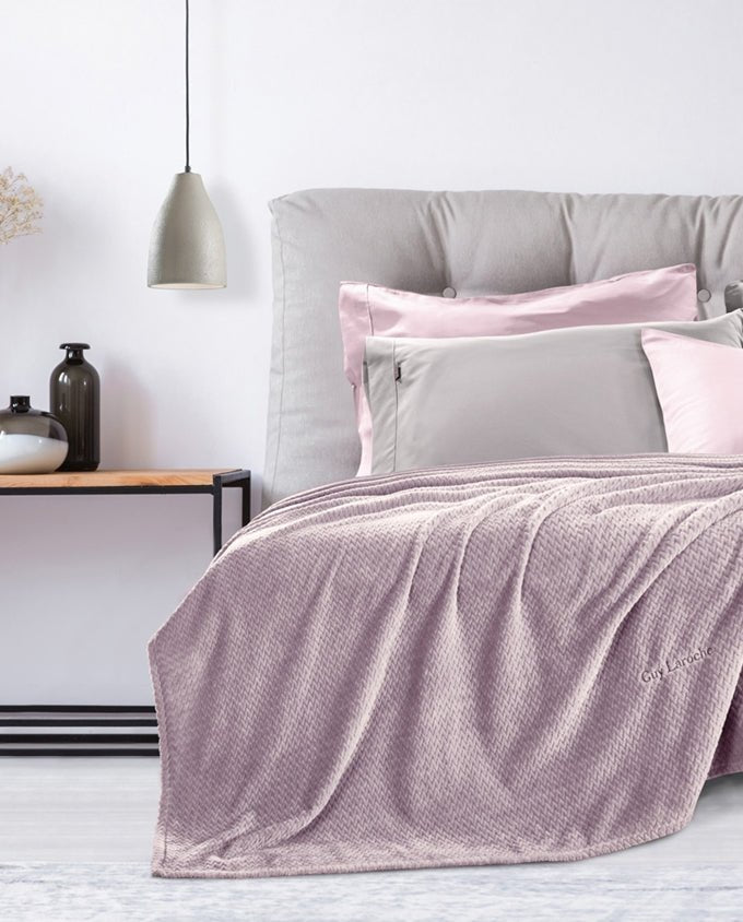 Guy Laroche Rombus lilac 1+1 ágytakaró szett - Leguan Exclusive - Guy Laroche - 160 x 220 cm + 45 x 45 cm