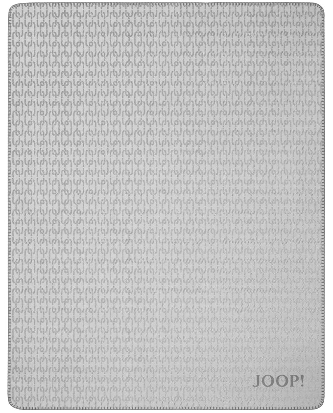 Joop! Chain silber - stein pléd, 150 x 200 cm - Leguan Exclusive - Joop! -