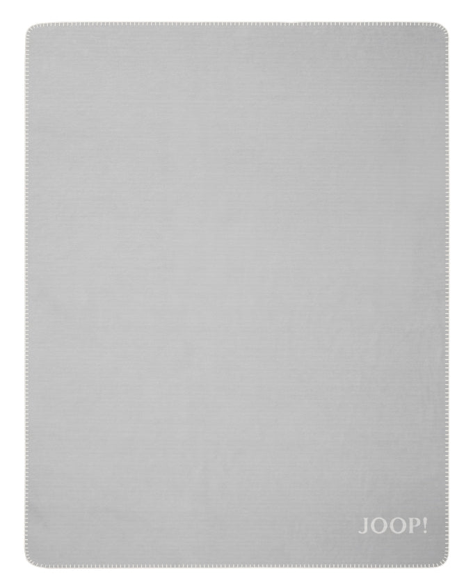 Joop! Melange stein - silber pléd 150 x 200 cm - Leguan Exclusive - Joop! -