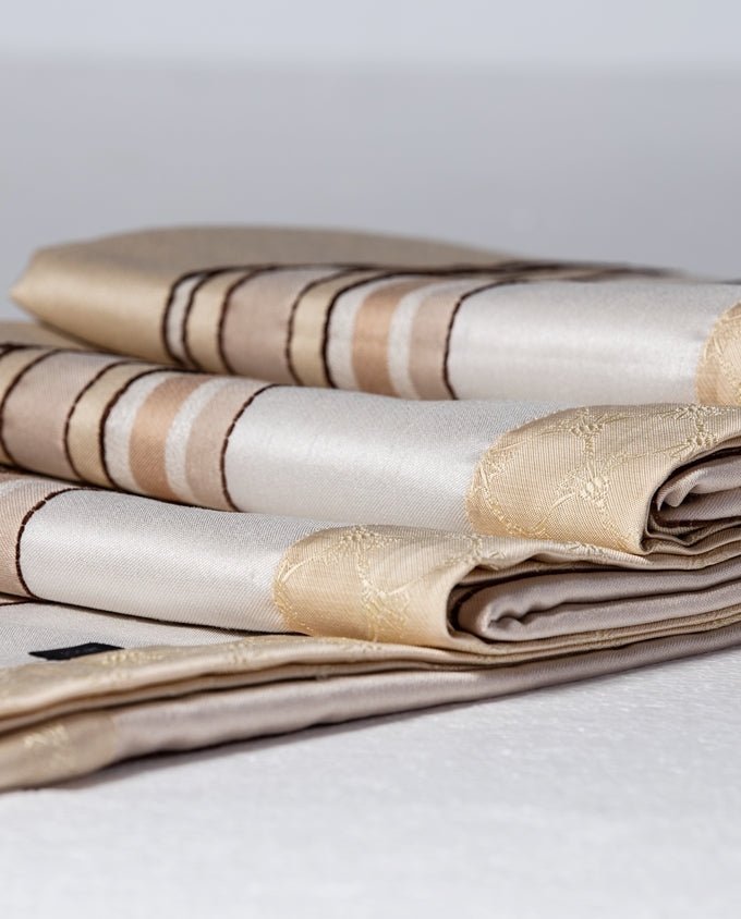 Joop! Stripes natur pléd 130 x 200 cm - Leguan Exclusive - Joop! -