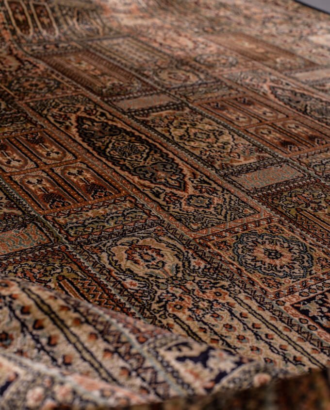 Kashmir Seide 222246 kézi készítésű, egyedi selyemszőnyeg - Leguan Exclusive - Leguan Exclusive -