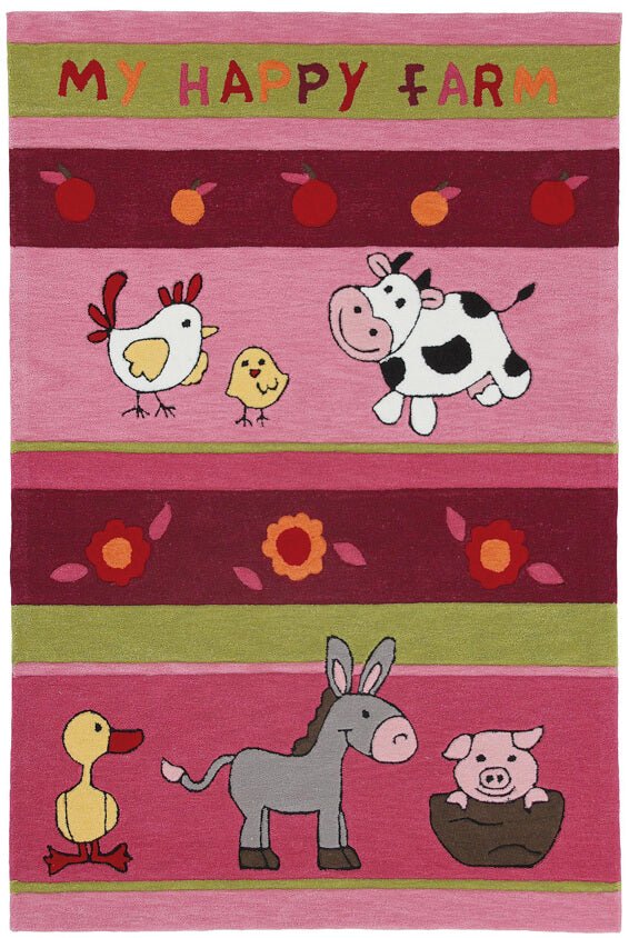 Lifestyle Kids 3164 rosa szőnyeg - Leguan Exclusive - Leguan Exclusive - 120 x 180 cm